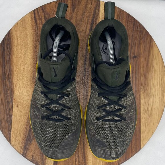 Nike Metcon Flyknit 3 Sequoia AQ8022-300 Mens 10.5 Bright Citron Shoes (Read) main image 6